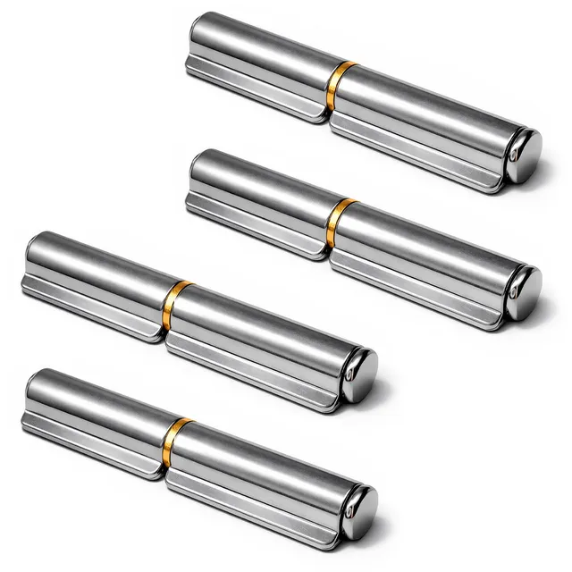 PRIOstahl Anschweißscharnier 6x60mm V2A 4 Stück Schwerlast