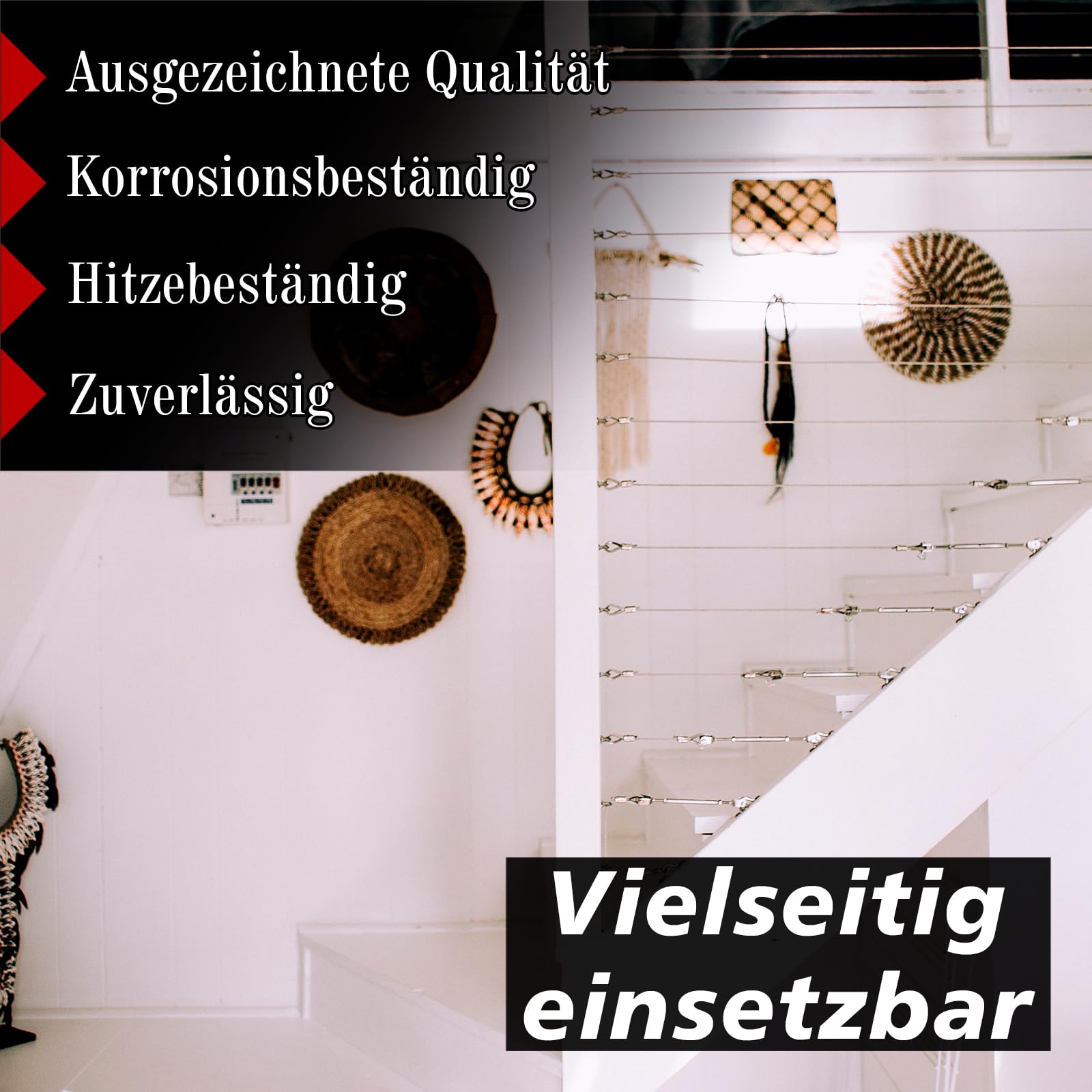 PRIOstahl Geländerbau Wantenspanner M8 Gabel Edelstahl V4A