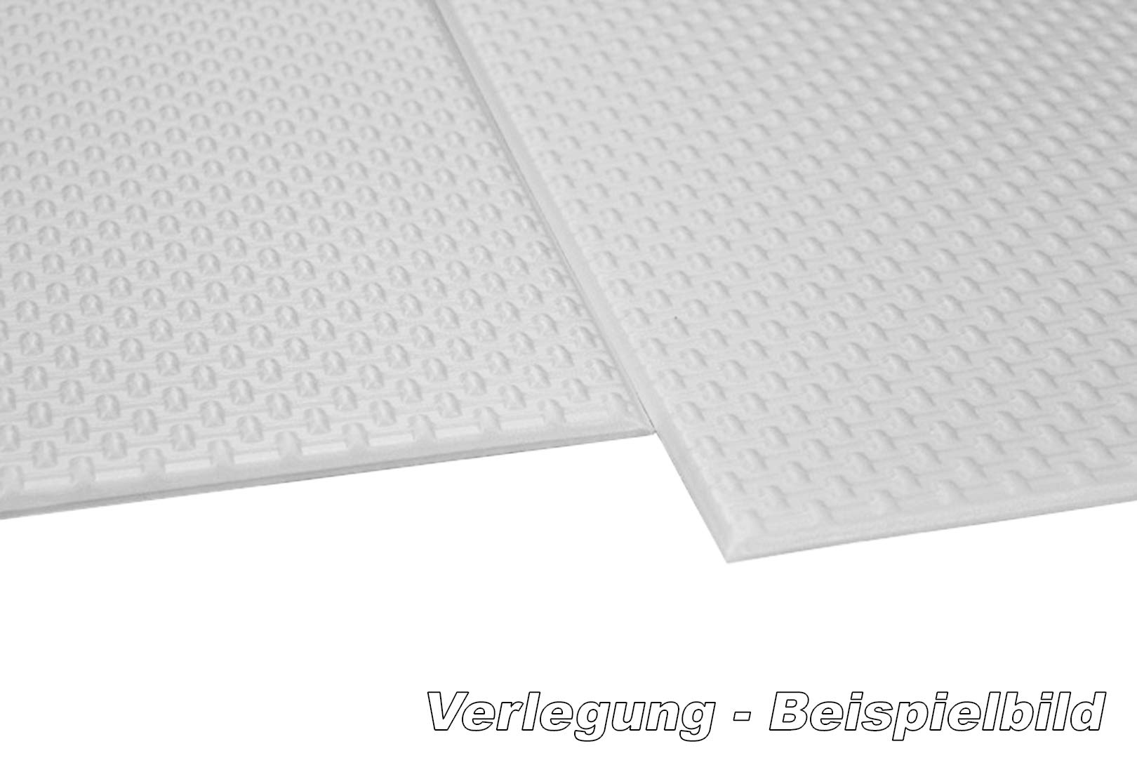 Hexim Deckenplatten 50x50cm Nr.57.TB Weiß-Beige 2 qm XPS