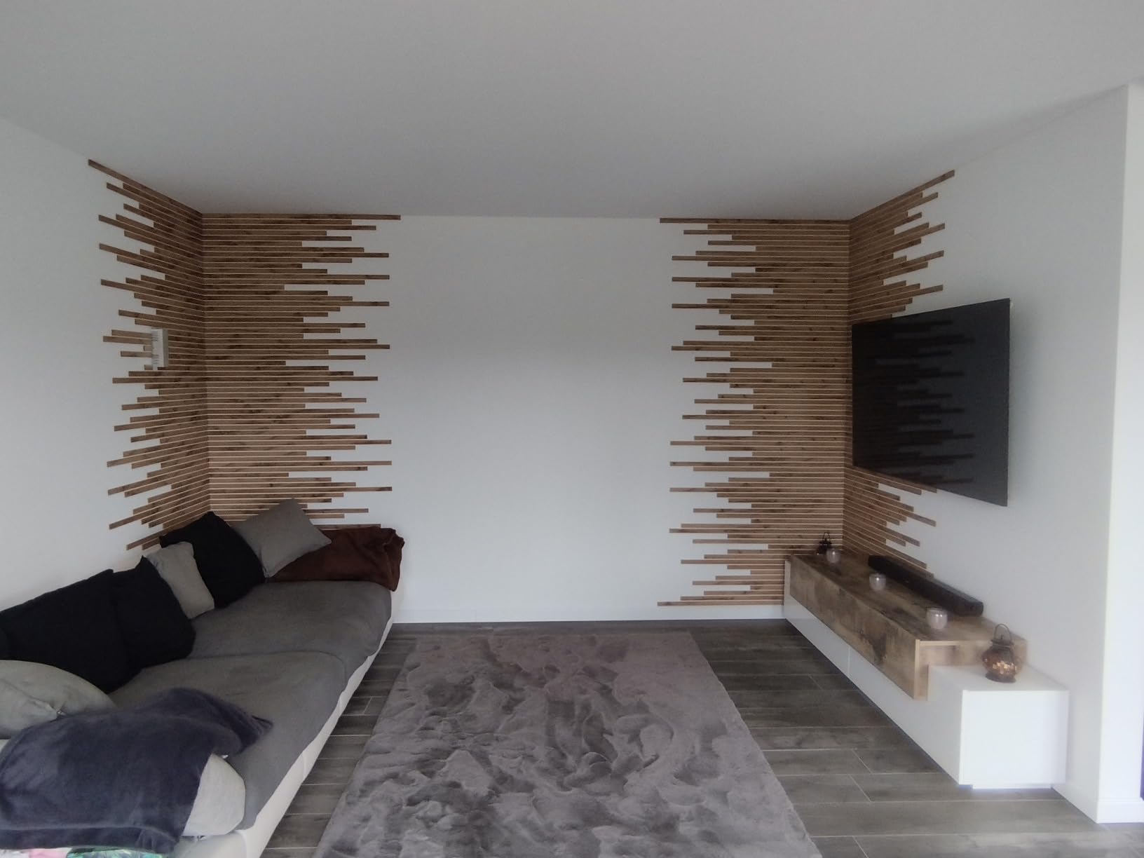 Hexim Akustikpaneele 138,5x60cm Catania Oak 0,83qm MDF Filz