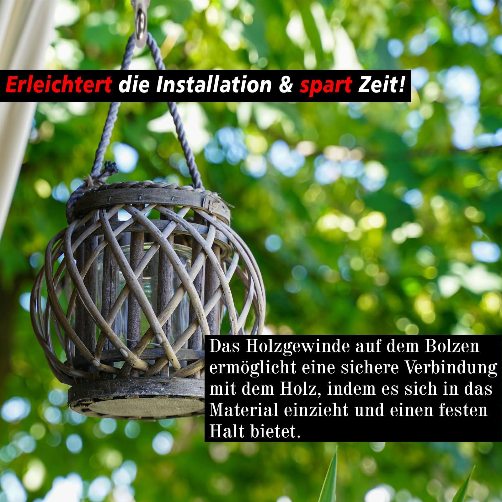 PRIOstahl Geländerbau Augbolzen 10x100 mm V4A 2 Stück