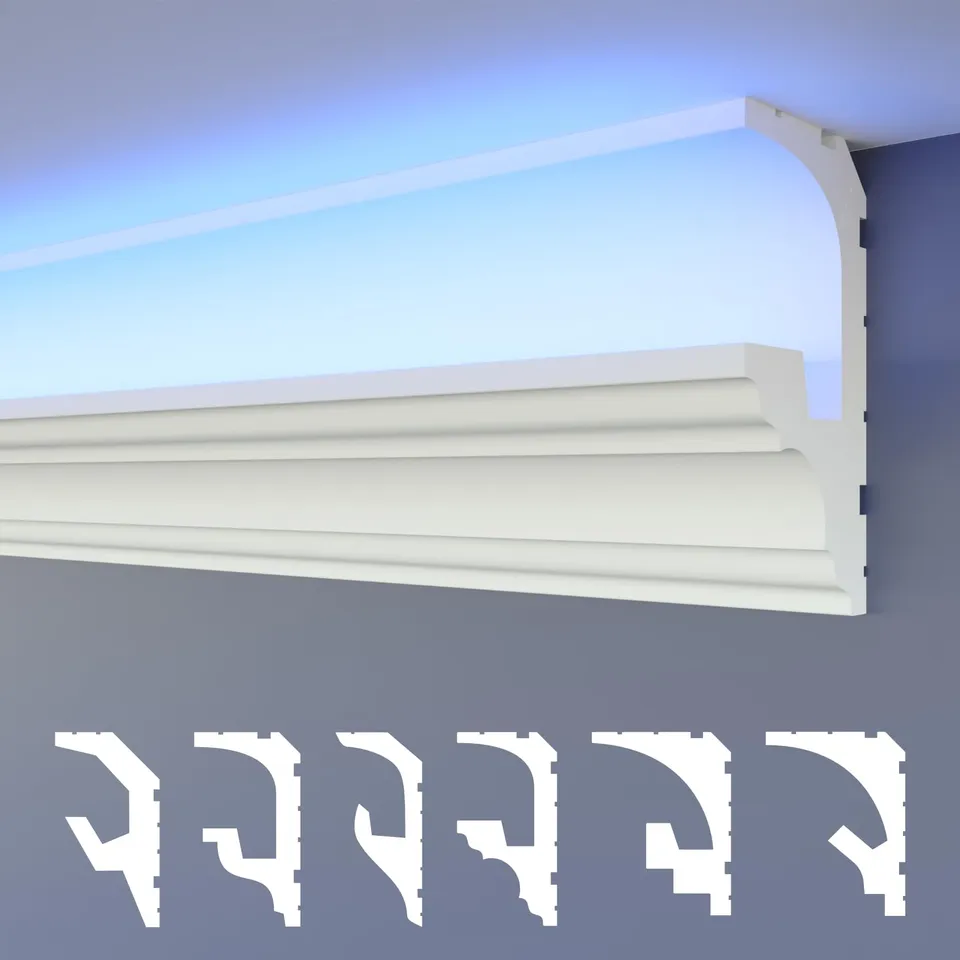 Hexim HLED 6 LED Deckenleiste 10,2 m weiß XPS
