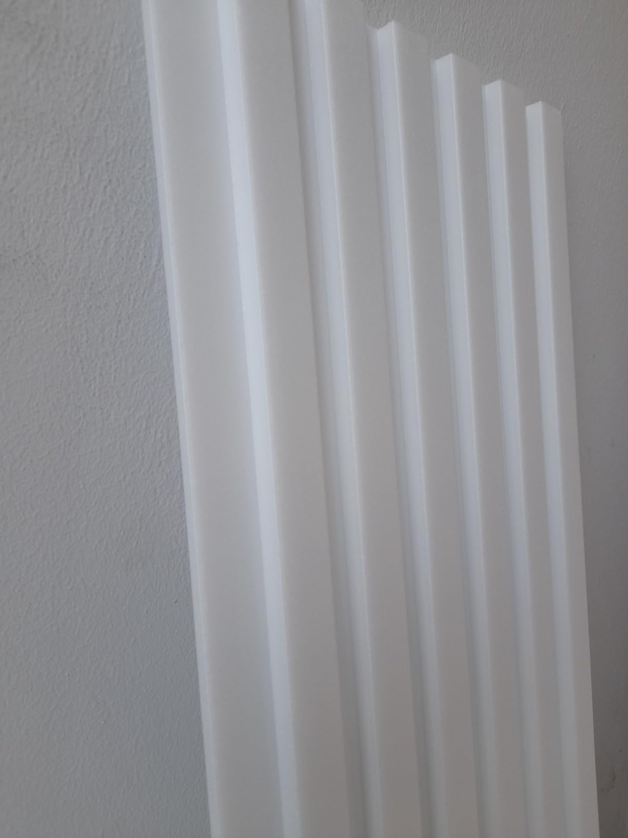 Hexim Lamellenwand HLM-1-01 Wandpaneele weiß XPS 0,46 m² streichbar