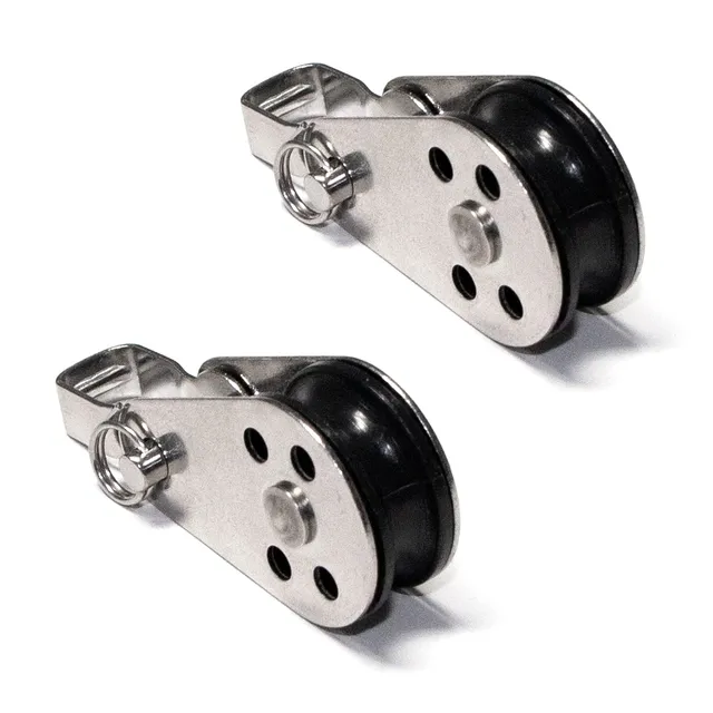 PRIOstahl Seilrolle 25 mm Umlenkrolle 2 Stück 350 kg