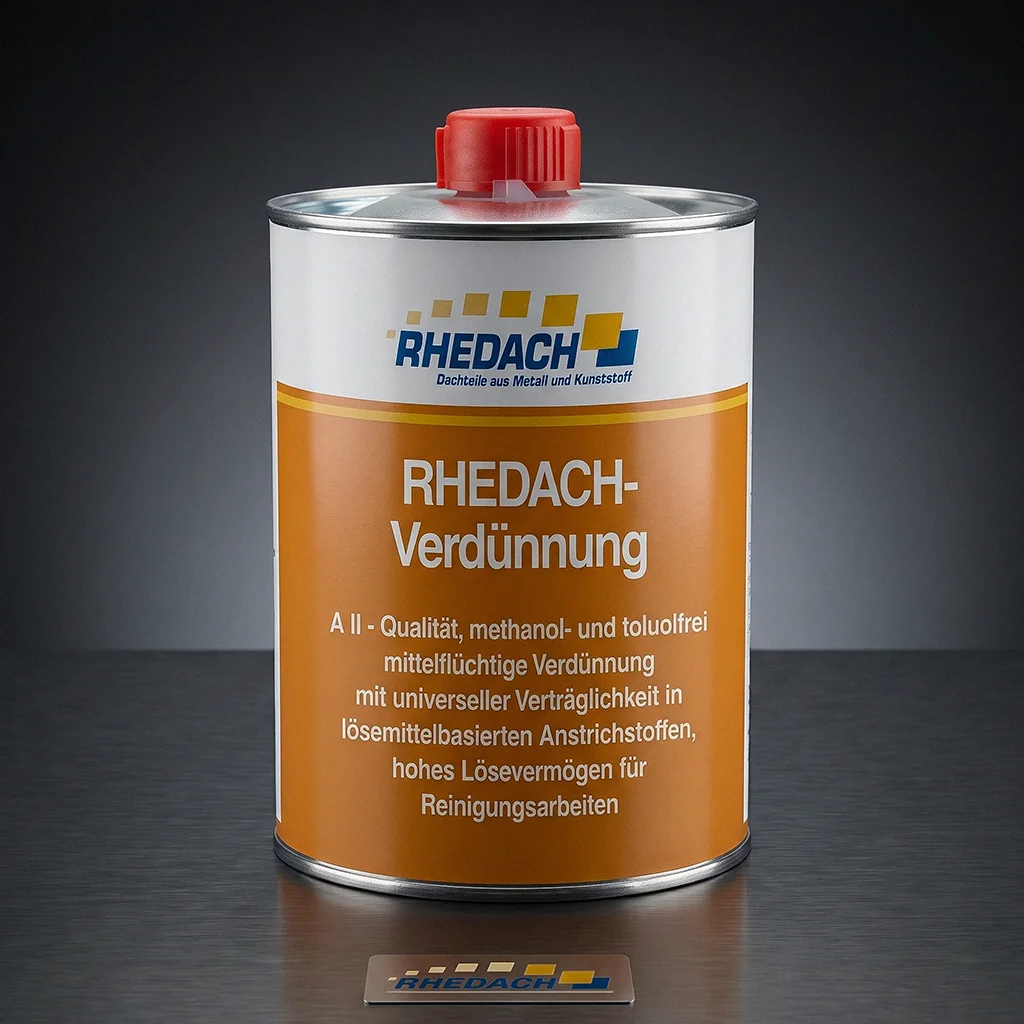 Rhedach Dachfarbe Verdünnung 1 l farblos Anstrich