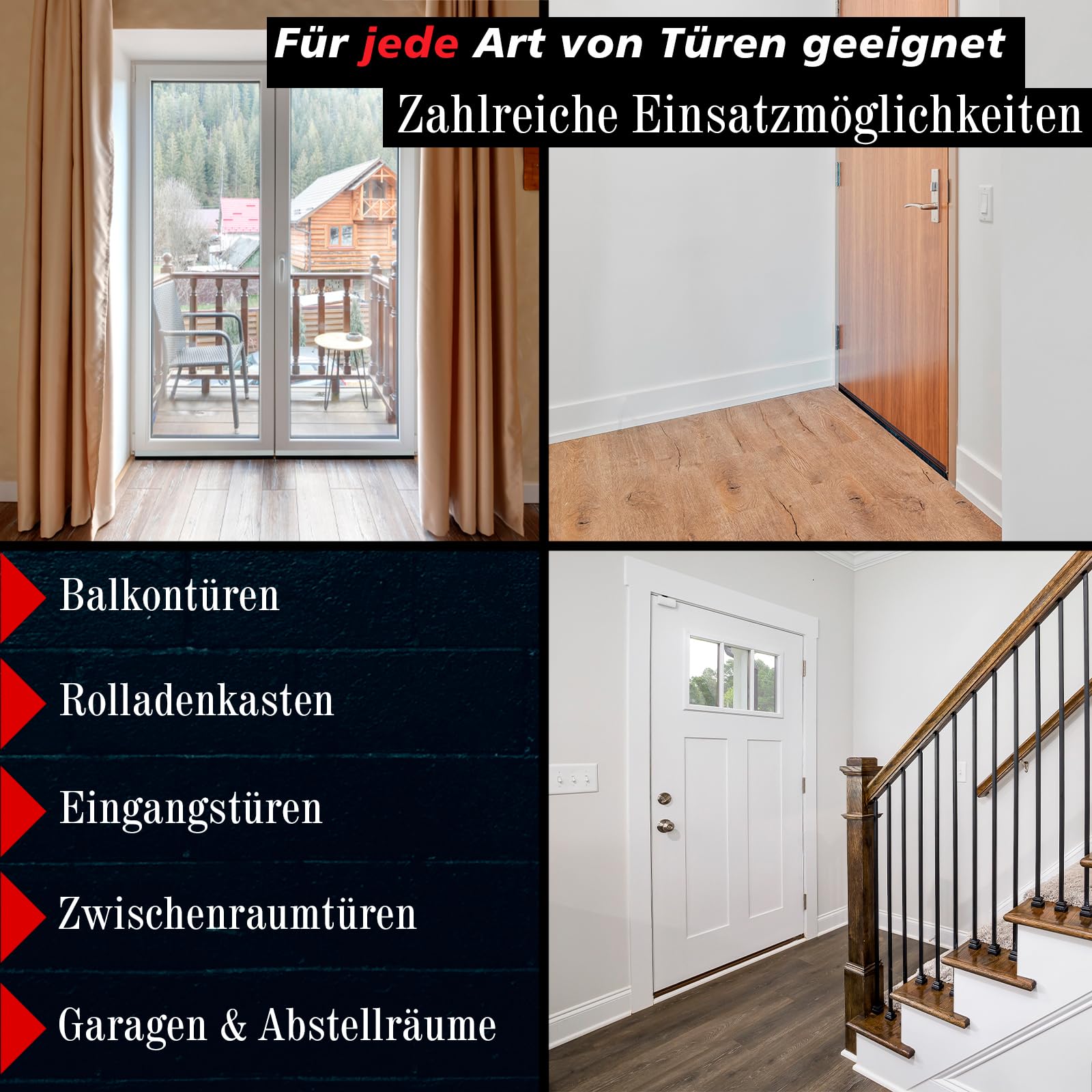 PRIOstahl Bürstendichtung Türdichtung braun 1 m selbstklebend