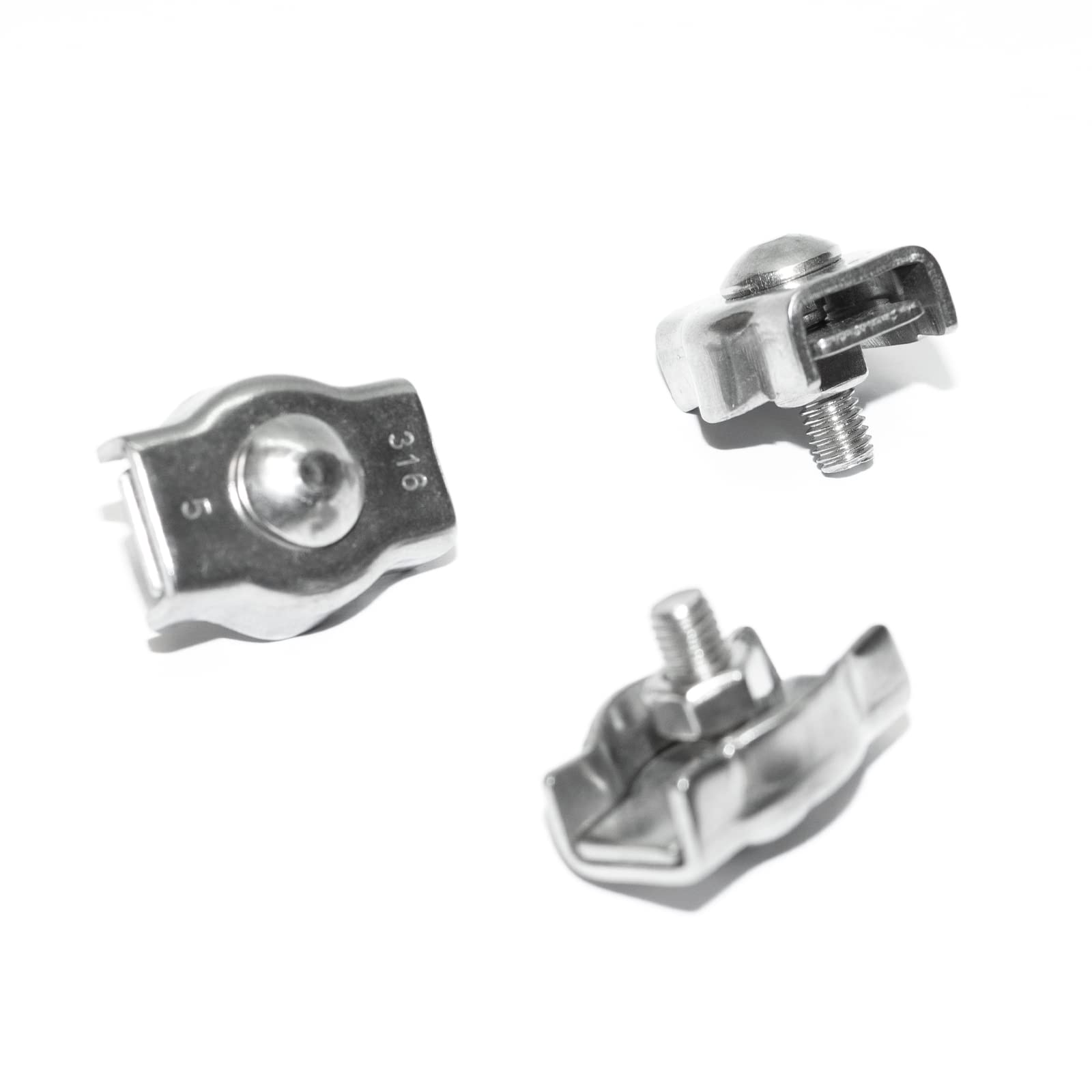 PRIOstahl Geländerbau Simplexklemmen 6mm V4A 10 Stück
