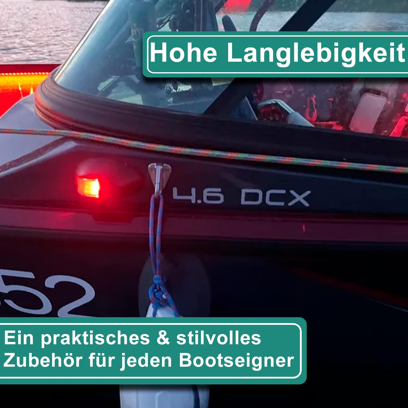 PRIOstahl Fenderhaken 45x32 Federhaken V4A 4 Stück