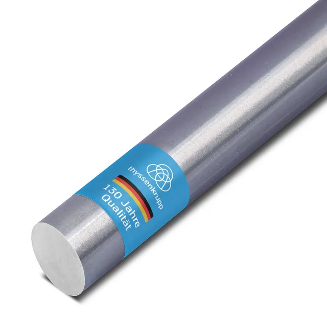 ThyssenKrupp Rundstab 12mm 2000mm Edelstahl V2A K240