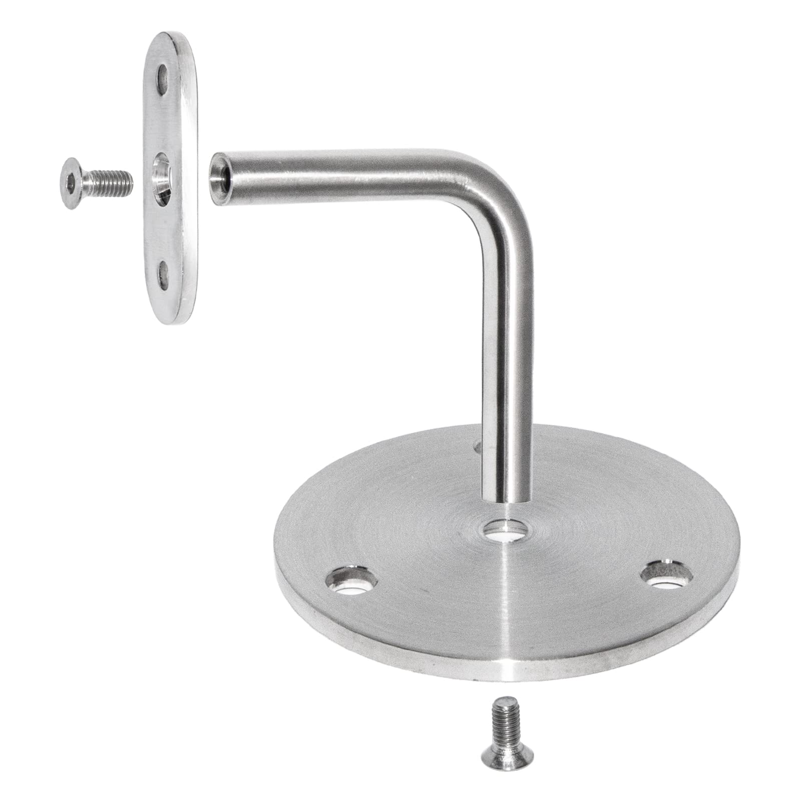 PRIOstahl Handlaufhalter Flach 3-Loch V2A 1 Stück