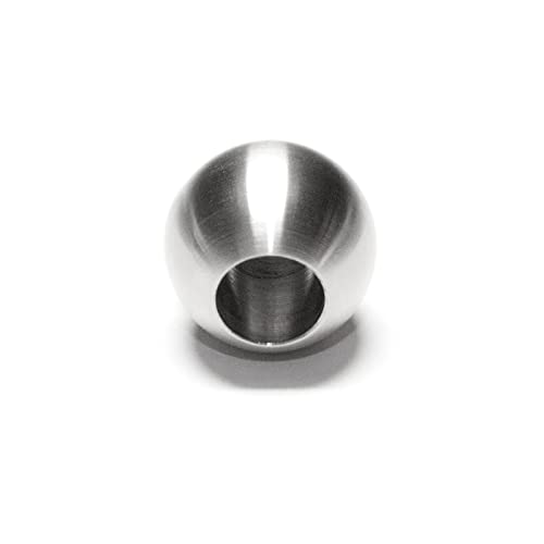 PRIOstahl Zierkugel Ø12mm Durchgangsbohrung 1 Stück V2A