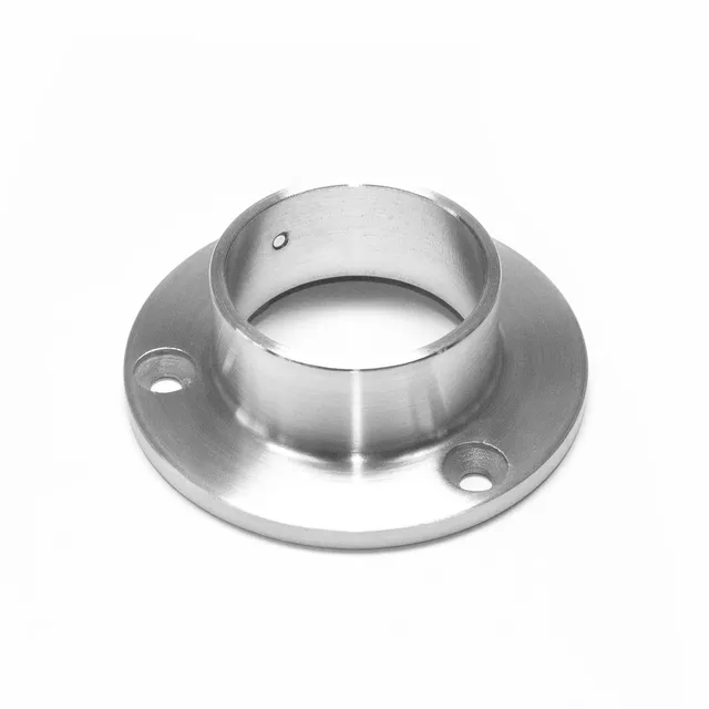 PRIOstahl Wandflansch 42,4mm Edelstahl V2A Rohrflansch