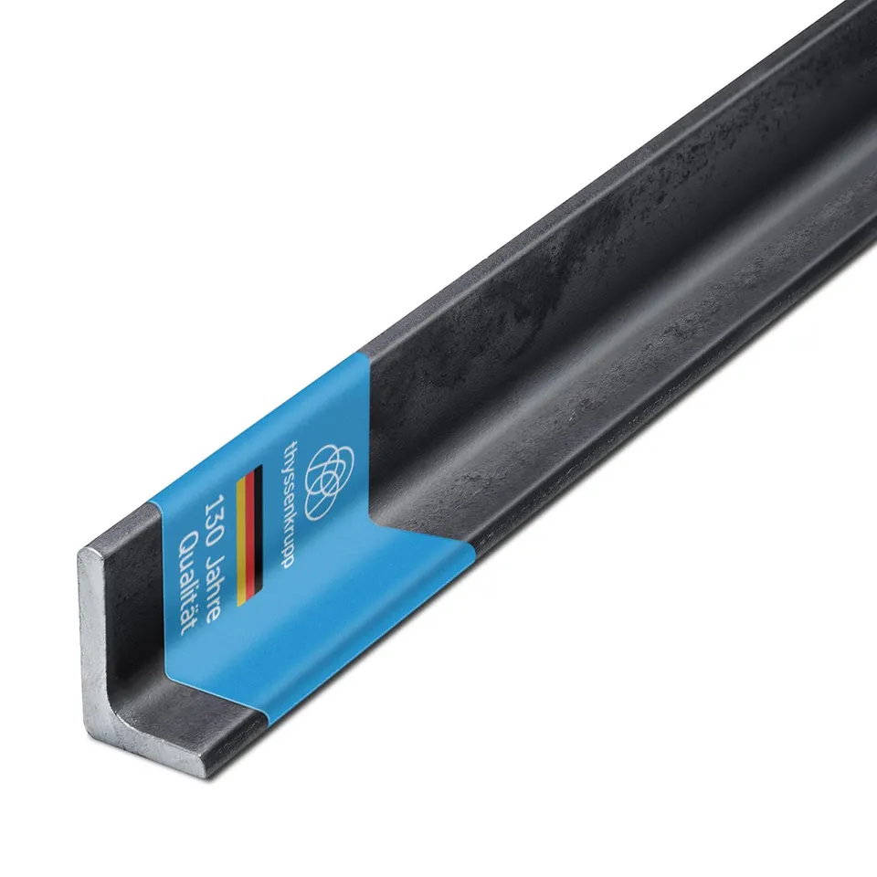 ThyssenKrupp Steel Winkelprofil Stahl 60x40x5mm 1000mm S235JR