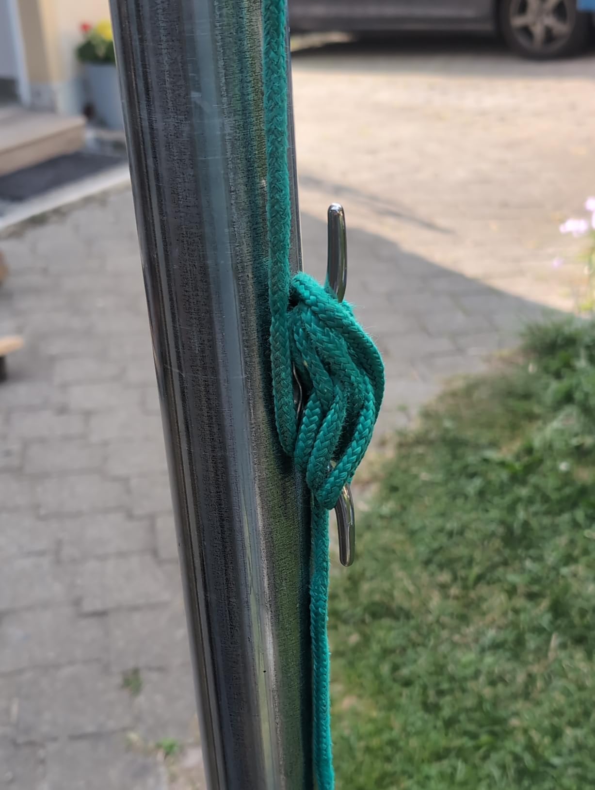 PRIOstahl Flaggenklampe 150mm Bootsklampe Edelstahl V4A 1 Stück