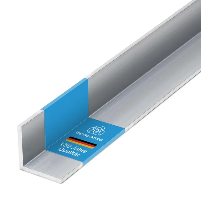 thyssenkrupp Aluwinkel 20x20x2mm Winkelprofil 2000mm Alu