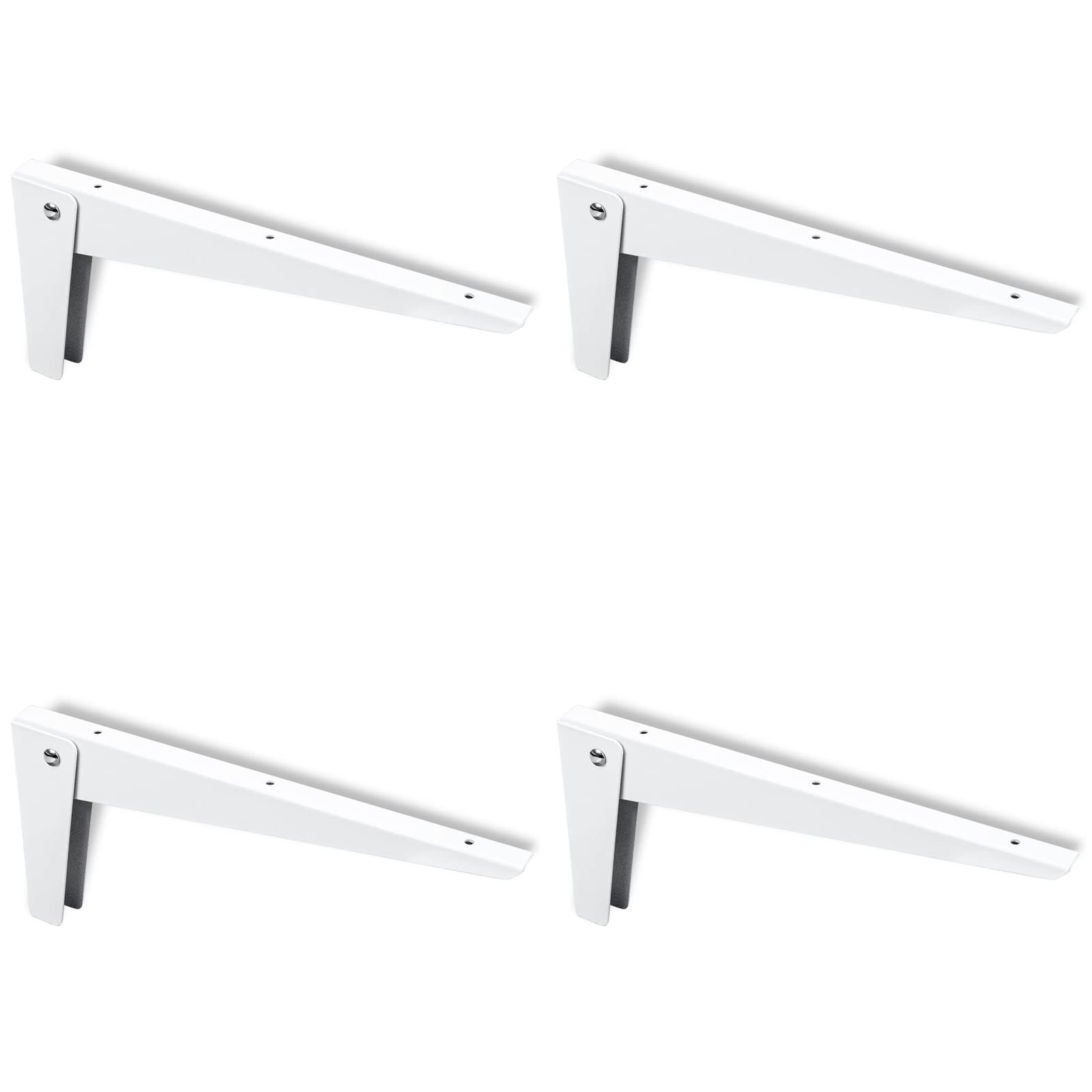 PRIOstahl Klappkonsole 280x135mm Regalträger weiß 2 Stück