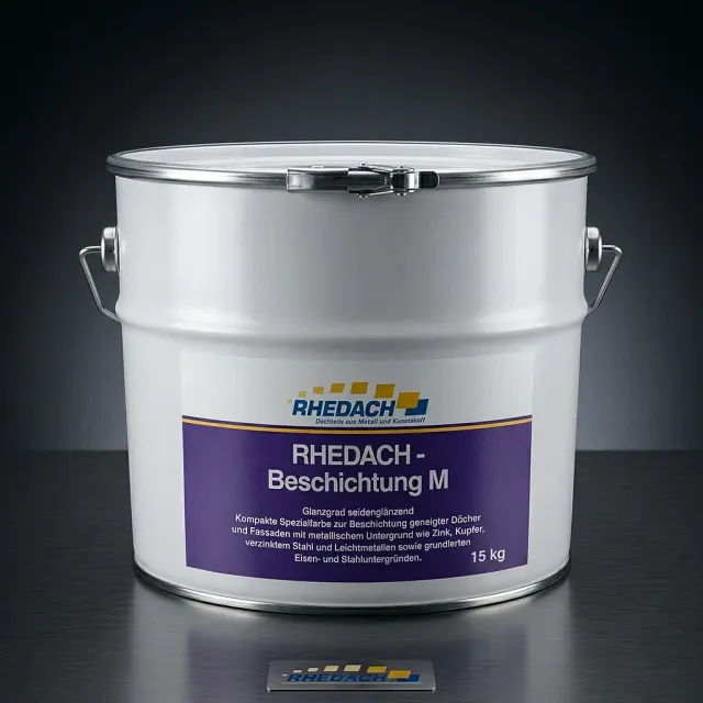 Rhedach Dachfarbe Beschichtung M 15 kg seidenglänzend Metall