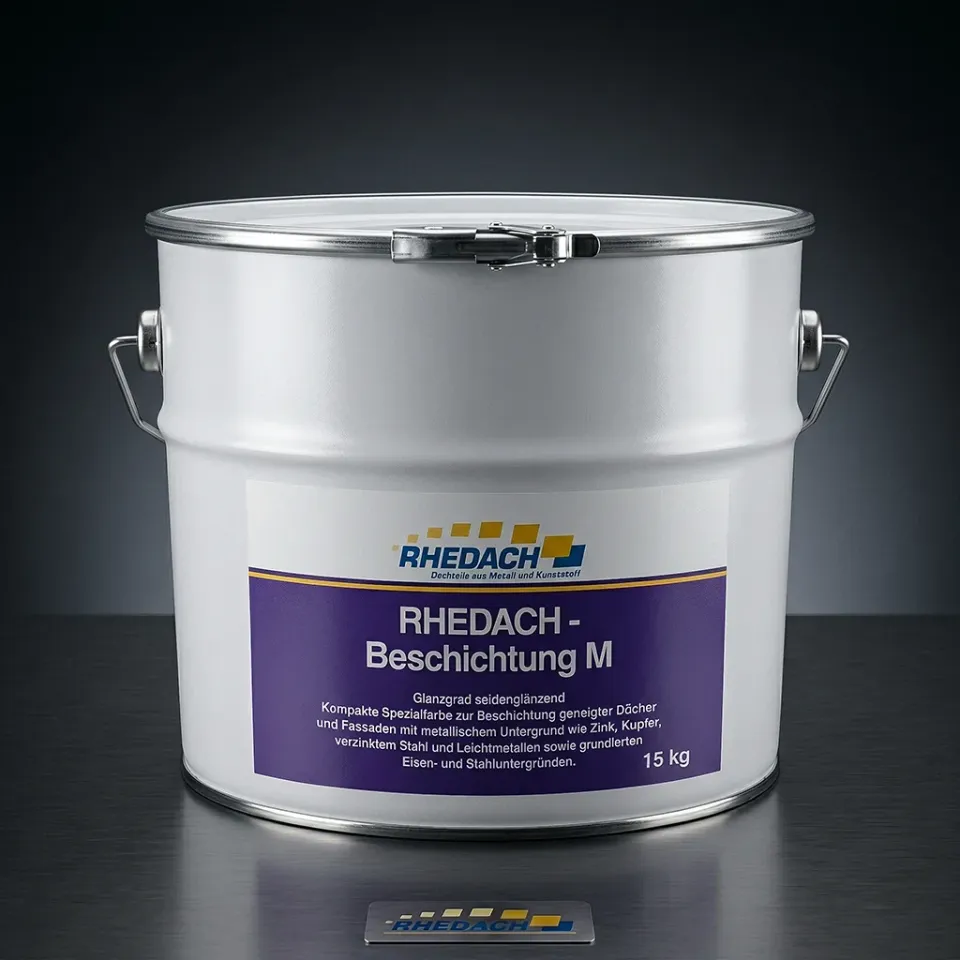 Rhedach Dachfarbe Beschichtung M 15 kg seidenglänzend Metall