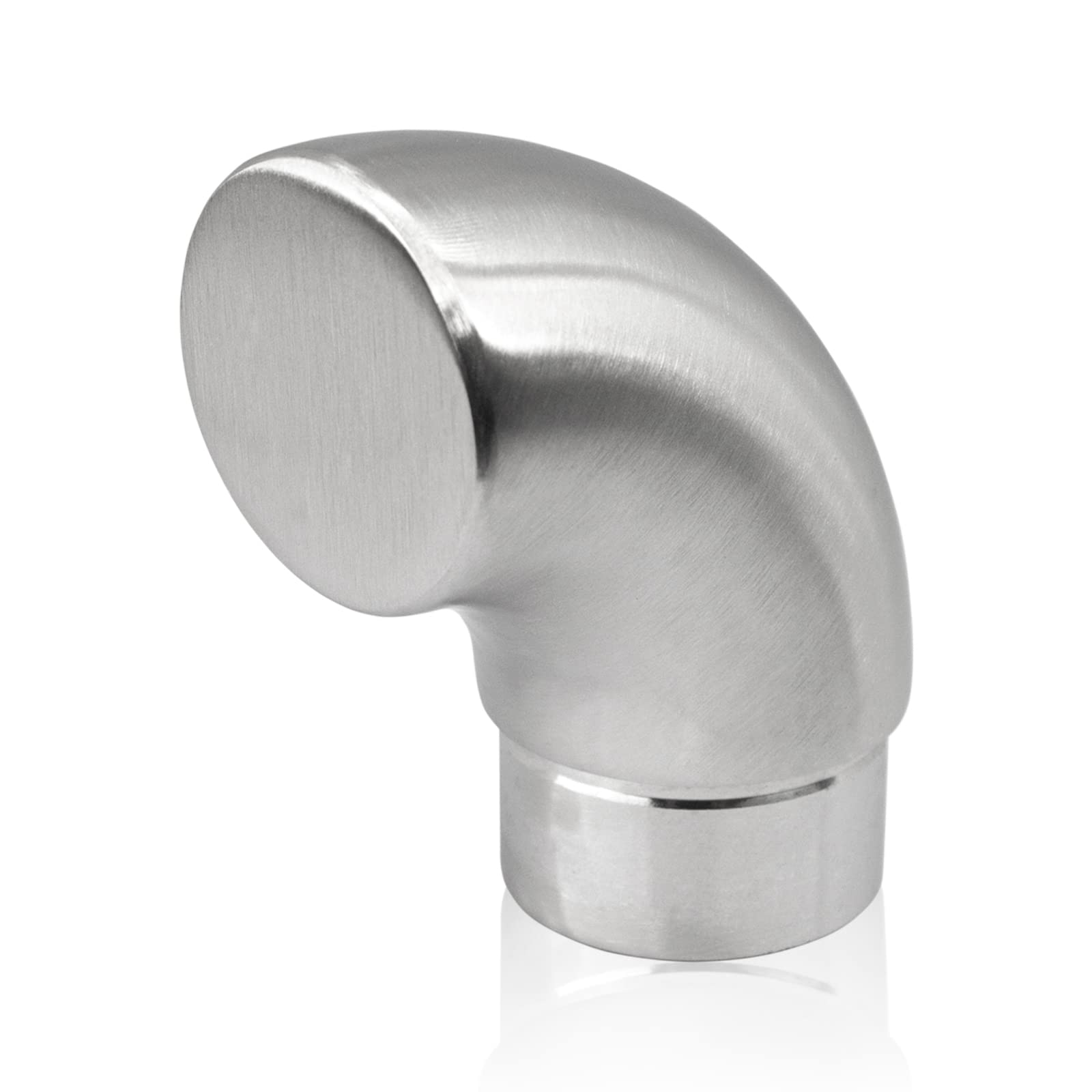 PRIOstahl Endbogen 42,4mm 90° 1 Stück Edelstahl V2A