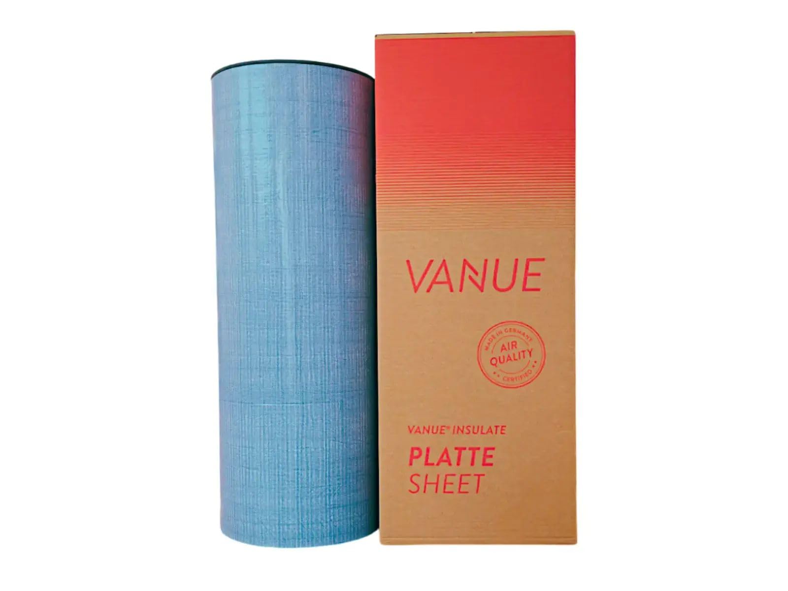 Vanue Insulate Dämmplatte 25 mm selbstklebend 4 m² Kautschuk