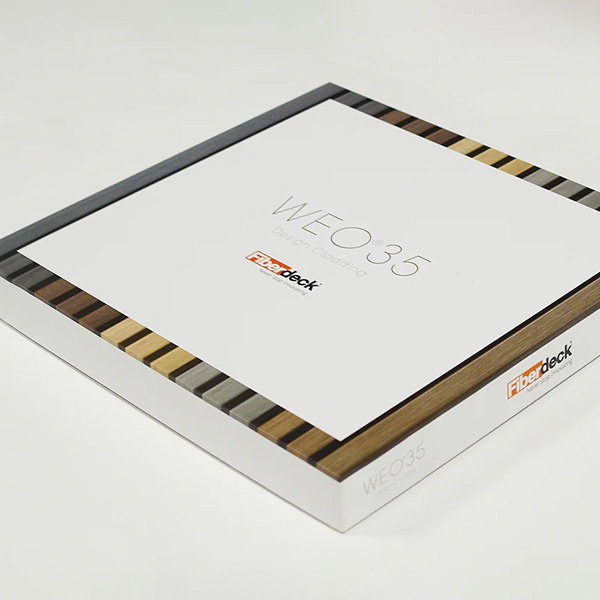 Fiberdeck WEO 35 Fassadenprofil Box WPC Set