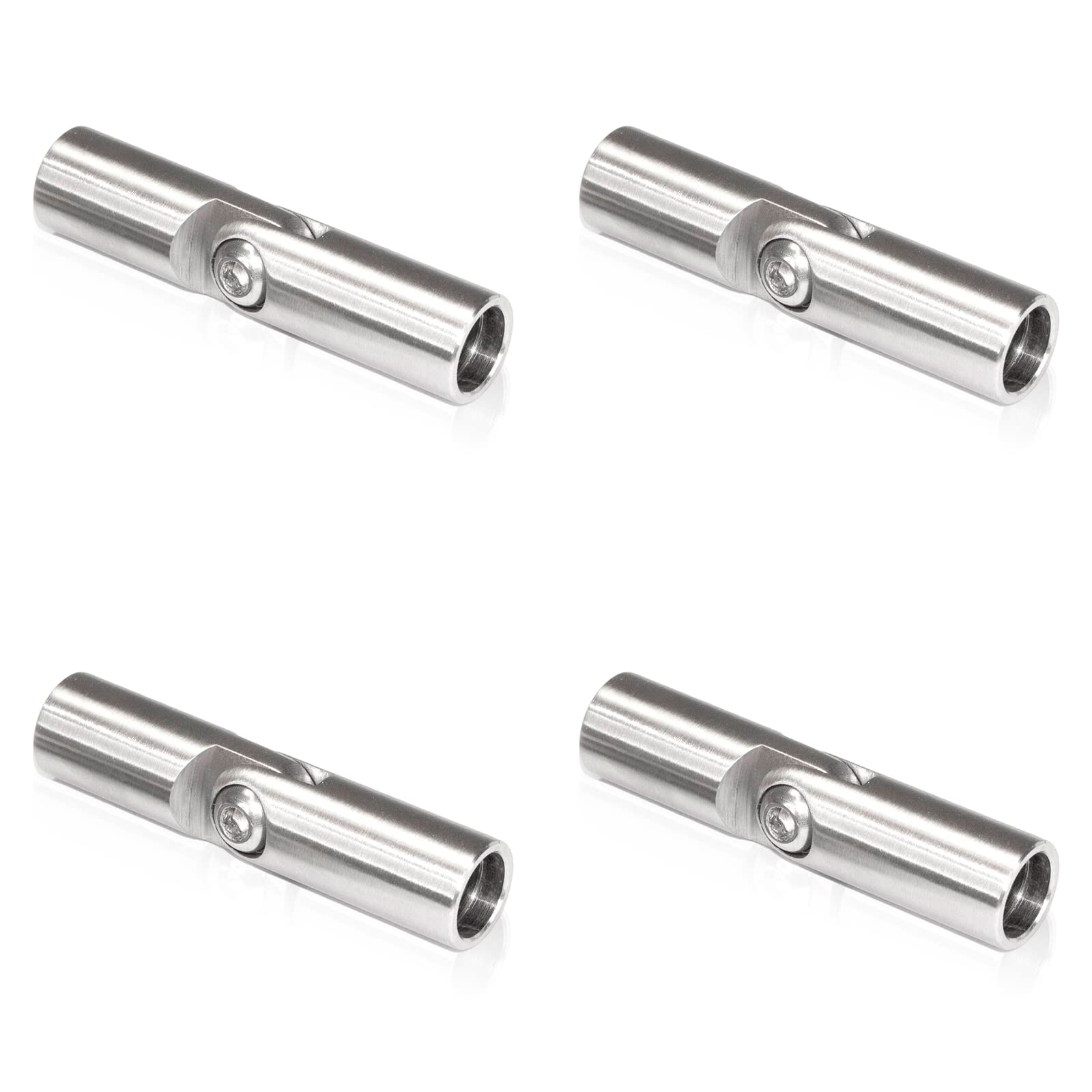 PRIOstahl Geländerbau Gelenkverbinder 12mm V2A 4 Stück