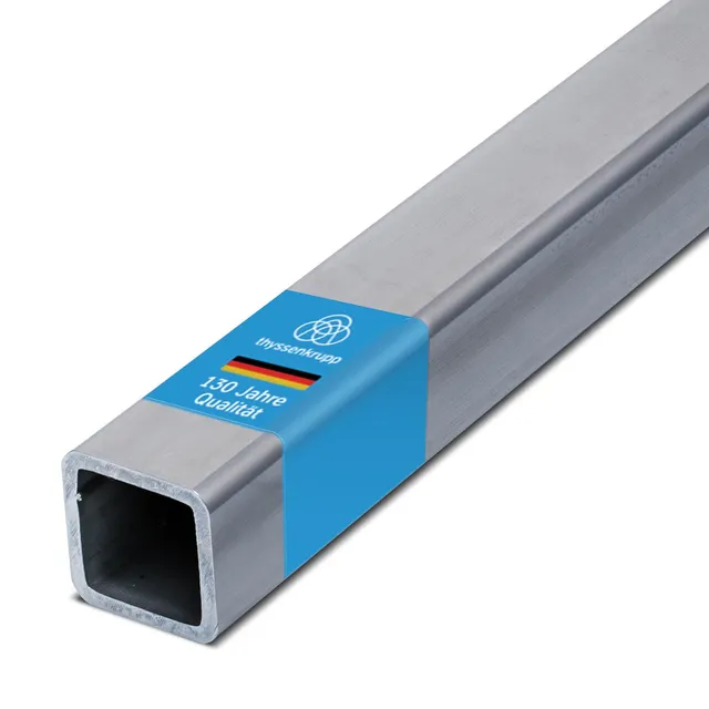 ThyssenKrupp Stainless Vierkantrohr 20x20x2mm 1000mm V2A