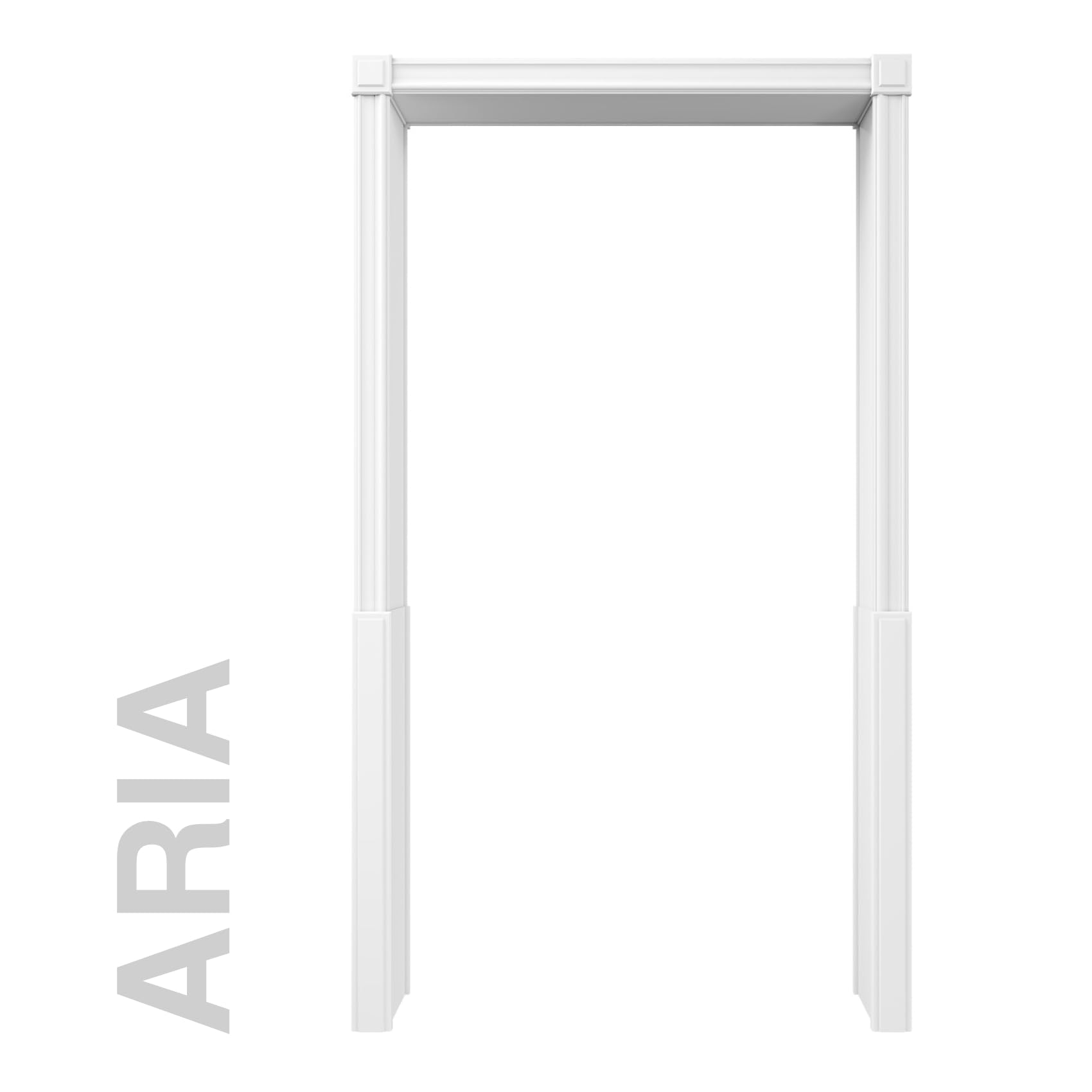 Hexim Bauen Durchgangszarge Aria Weiß Türrahmen Set