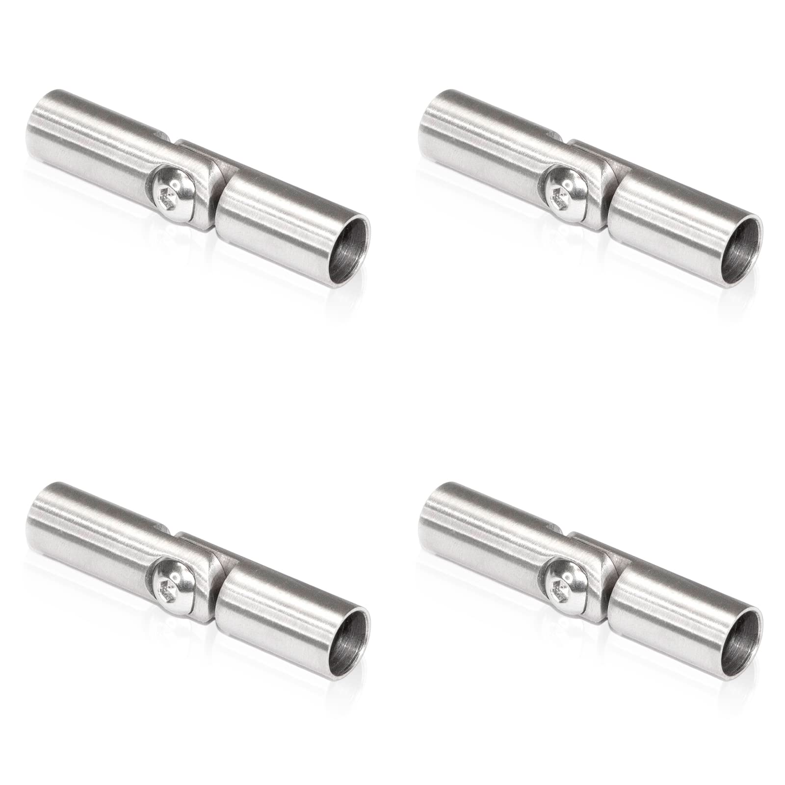 PRIOstahl Geländerbau Gelenkverbinder 12mm V2A 4 Stück