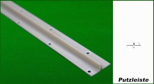 Hexim Bauen Renovieren Putzprofil PVC 10 Meter Abschlussleiste