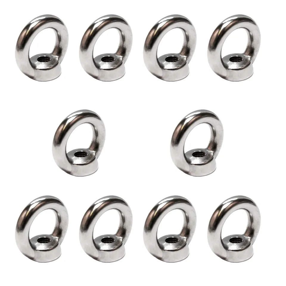 PRIOstahl Befestigungsmaterial Ringmutter M6 V4A 10 Stück