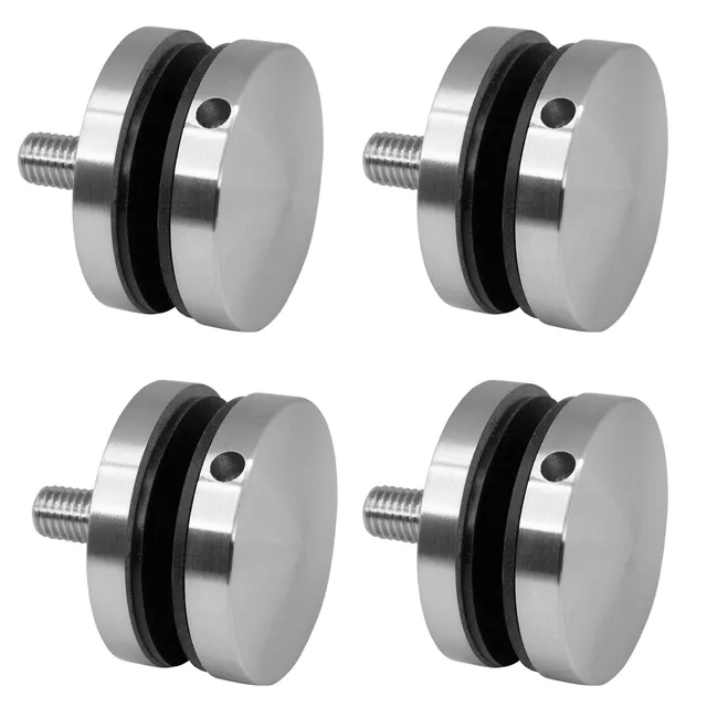 PRIOstahl Glaspunkthalter M10 4er Set V2A 8-17,52mm Glas