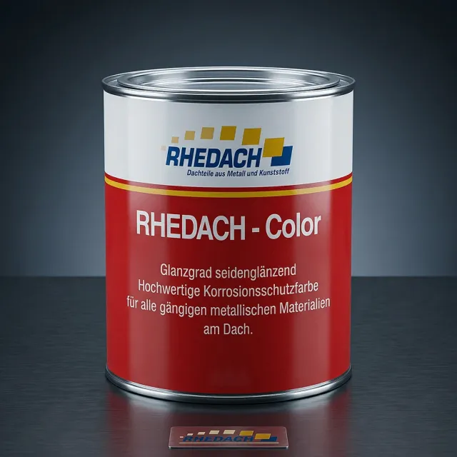 Rhedach Dachfarbe Color Korrosionsschutz Metall Silbergrau Dachlack