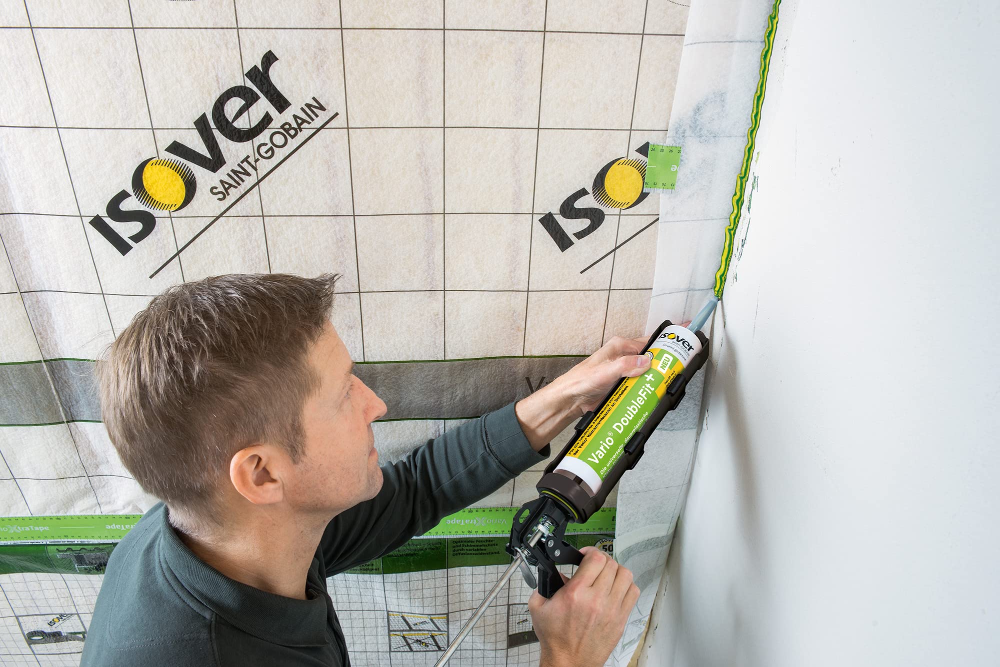 Isover Vario DoubleFit+ Klebe-Dichtmasse 310 ml Kartusche