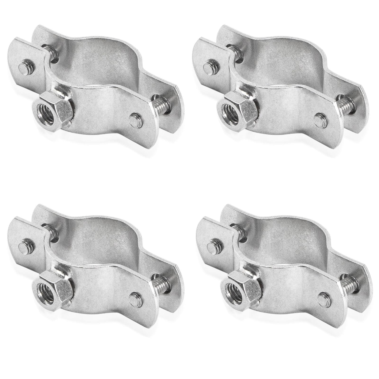 PRIOstahl Rohrschelle Edelstahl V2A 3/4" 25-31mm 4 Stück