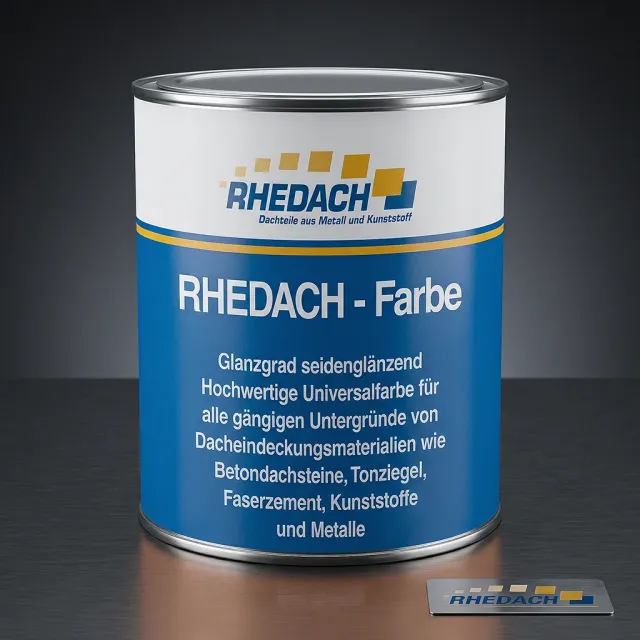Rhedach Dachfarbe Farbe Universal Dachbeschichtung seidenglänzend