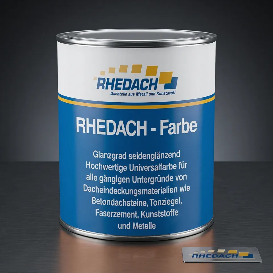 Rhedach Dachfarbe Farbe Universal Dachbeschichtung seidenglänzend