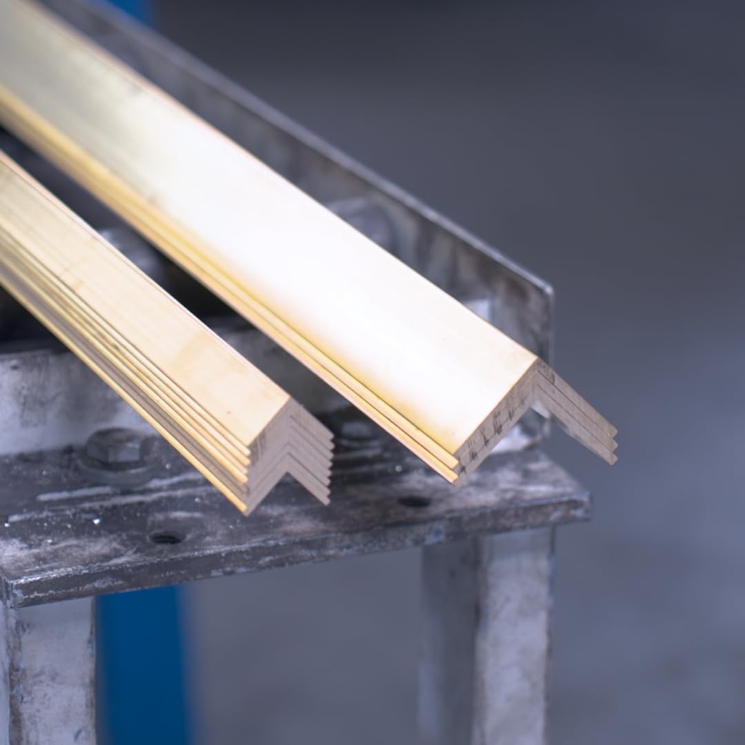thyssenkrupp Aluminum Winkelprofil Messing 20x20x2 1000mm