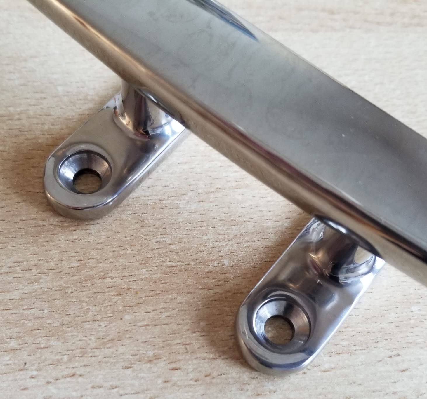 PRIOstahl Belegklampe 100 mm Edelstahl V4A 2 Stück