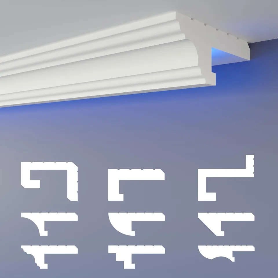Hexim LED indirekte Beleuchtung HLED 16 10,2m 90x35mm weiß