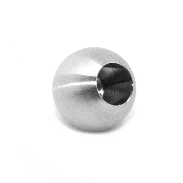PRIOstahl Geländerbau Edelstahlkugel 20 mm Sackloch 10 mm 1 Stück