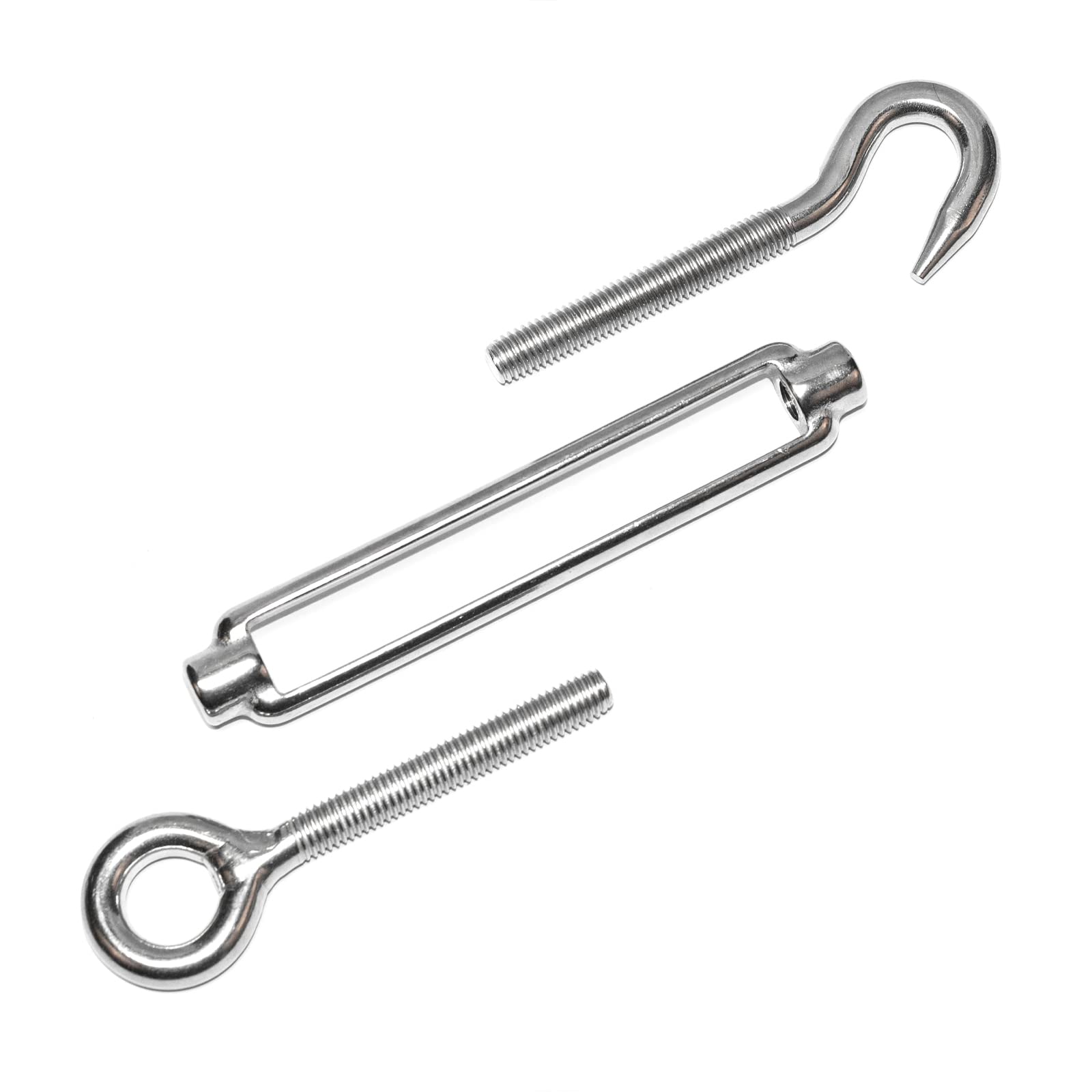 PRIOstahl Spannschloss M10 Öse/Haken Edelstahl V4A Seilspanner