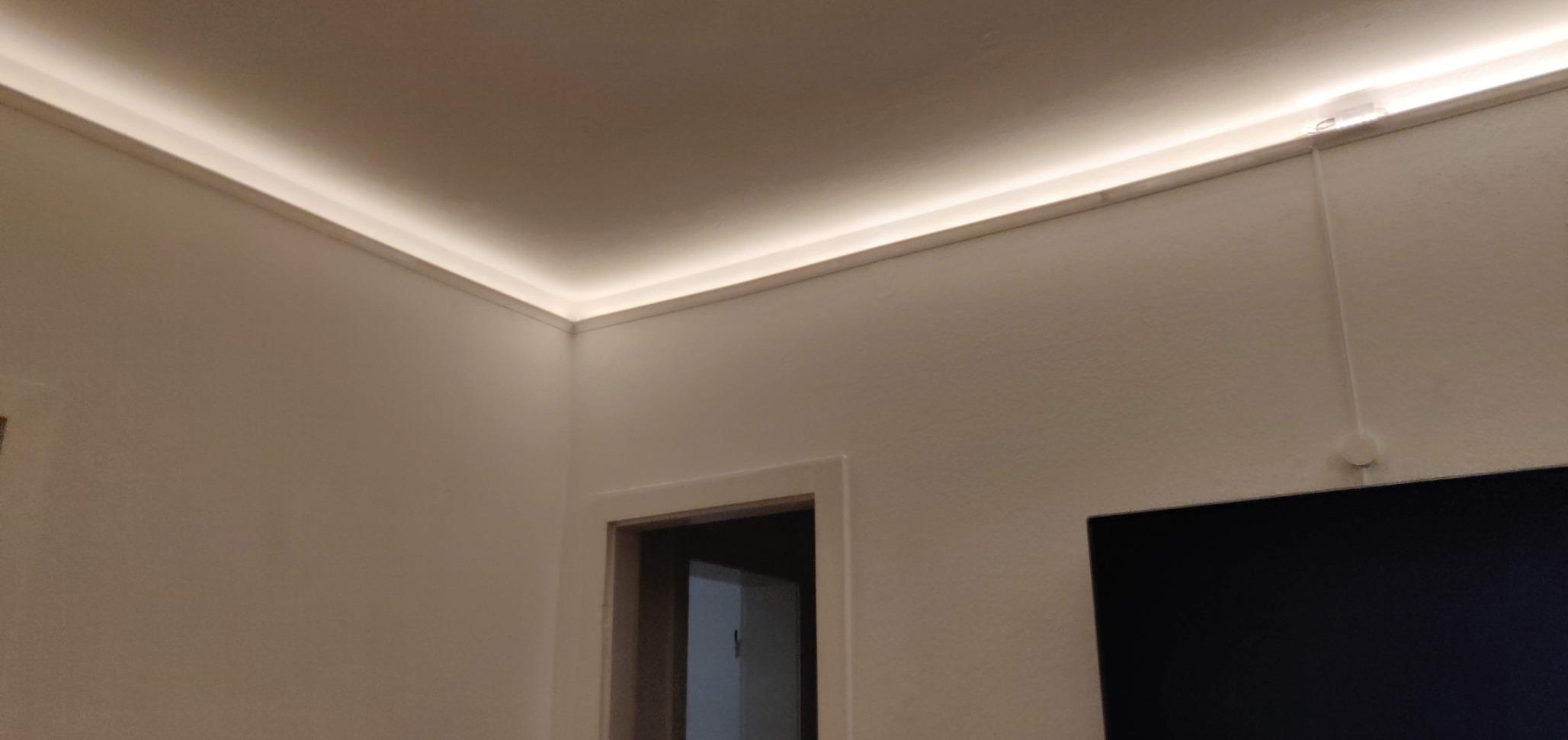 Hexim Stuckleisten E-11 XPS Weiß 40 m 20 Stück überstreichbar