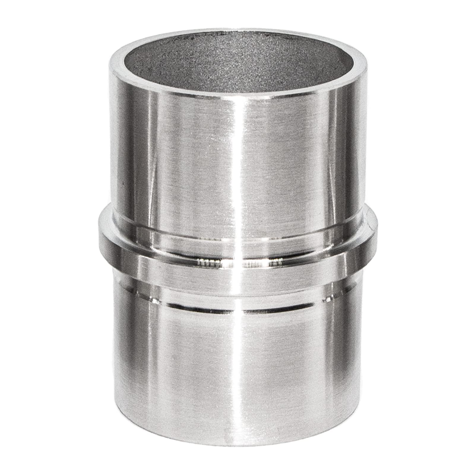 PRIOstahl Verbindungsmuffe 42,4mm Rohrverbinder Edelstahl V2A