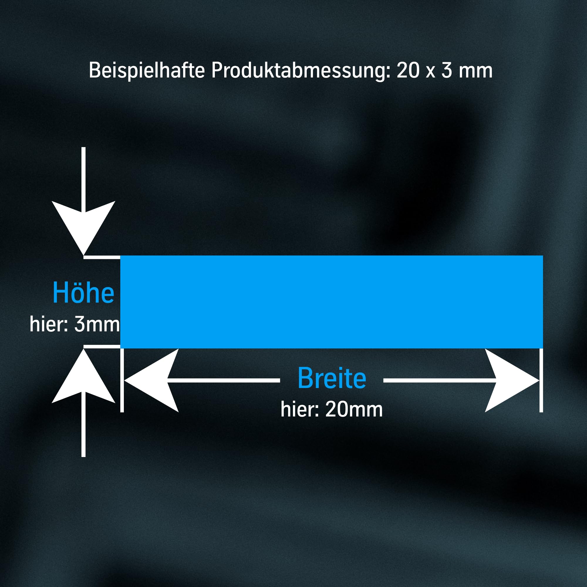 ThyssenKrupp Stainless Steel Flachstahl V2A 15x5 mm 2000 mm