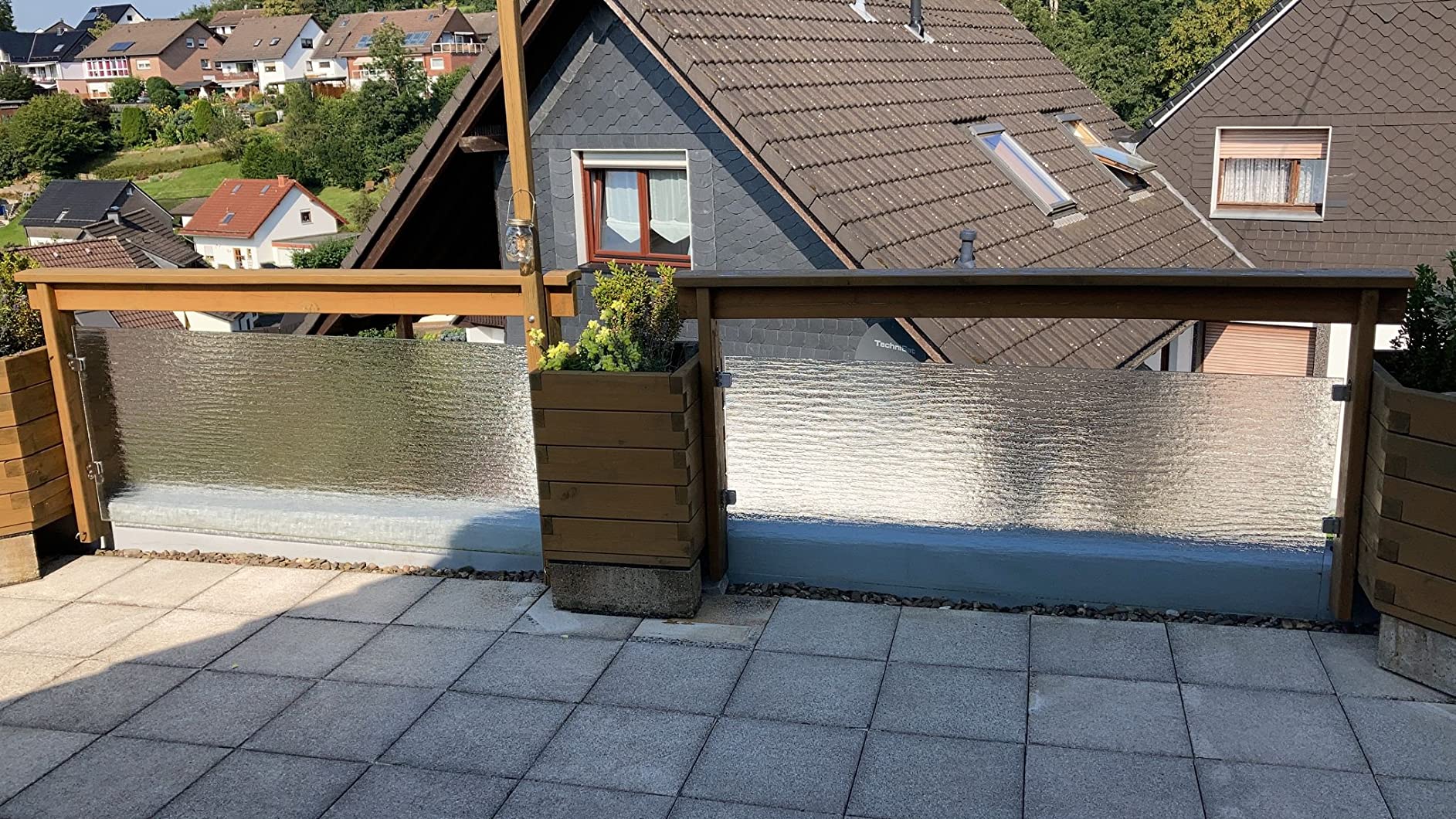 PRIOstahl Glashalter Flach 8mm Edelstahl V2A 45mm 4 Stück