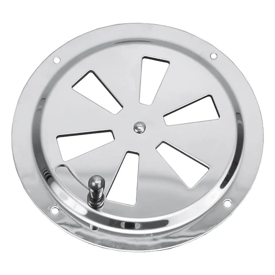 PRIOstahl Geländerbau Lüftungsrosette Ø 125 mm Edelstahl V4A