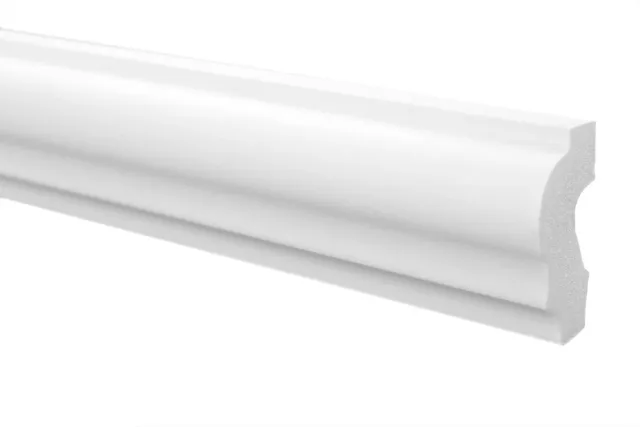 Hexim Stuckleisten E-19 Deckenleisten XPS 21x40mm 20m weiß