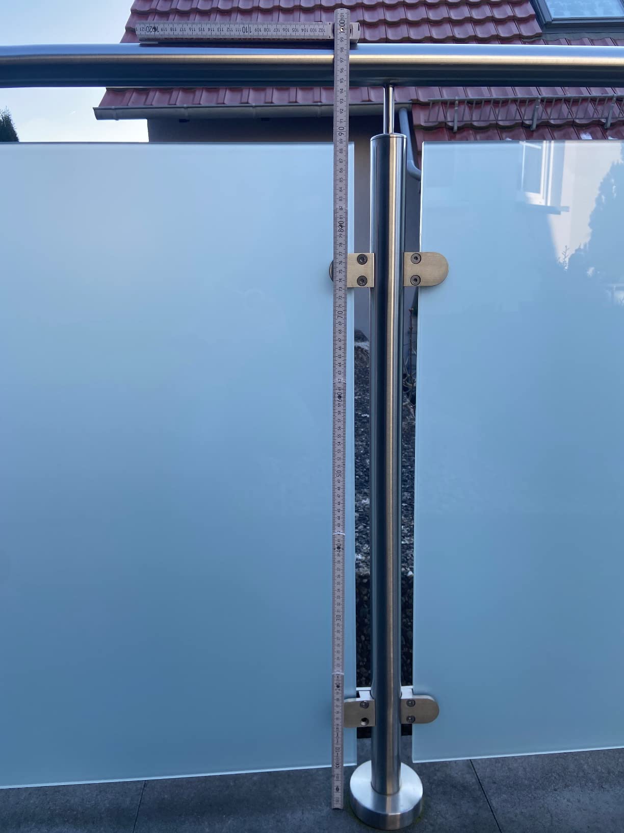 PRIOstahl Glashalter Glasklemmen 6 mm flach 4 Stück