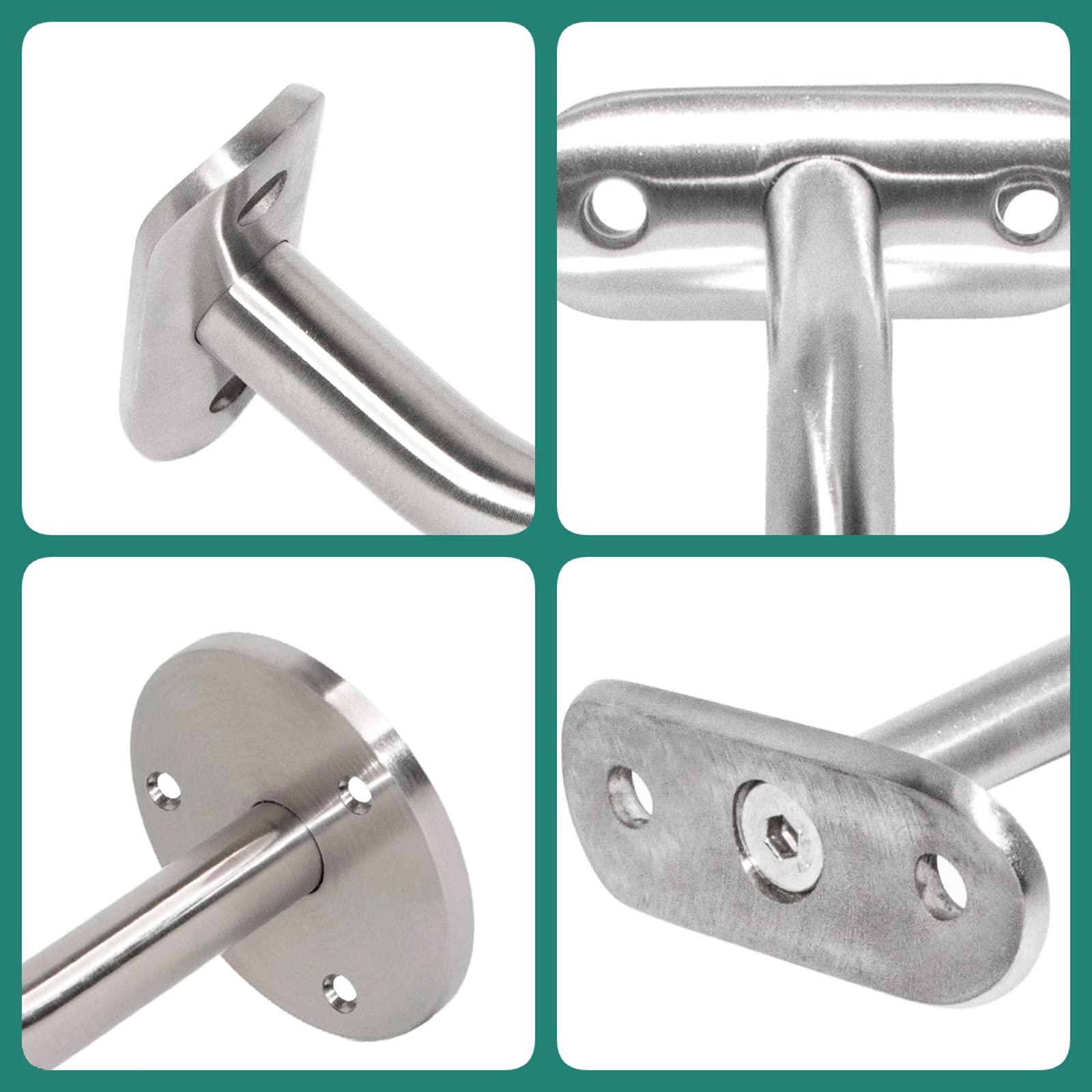 PRIOstahl Handlaufhalter 42,4mm Edelstahl V2A 1 Stück